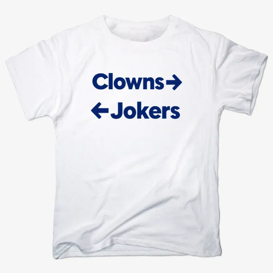 Clowns To The Left Jokers To The Right-Unisex Heavyweight T-Shirt-White