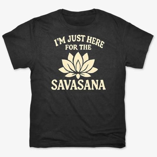 I'm Just Here For The Savasana-Men's T-Shirt-Black