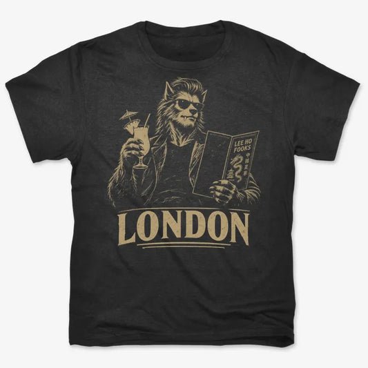 London Werewolf-Unisex Heavyweight T-Shirt-Black