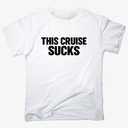 This Cruise Sucks-Unisex Heavyweight T-Shirt-White