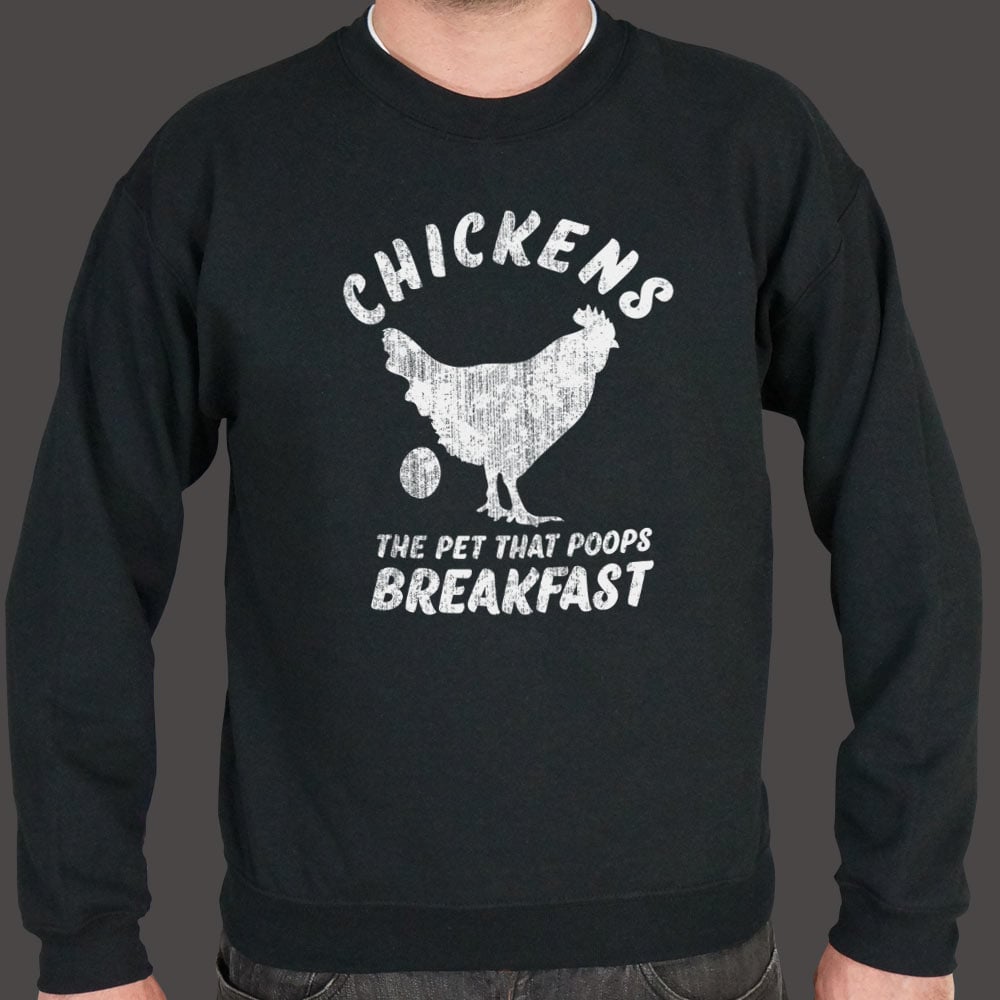 Chickens Poop Breakfast