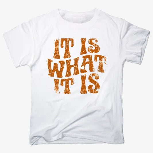 It Is What It Is-Men's T-Shirt-White