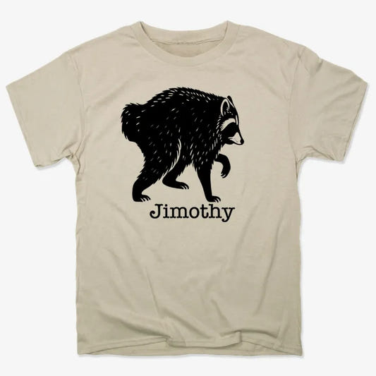 Jimothy the Raccoon-Men's T-Shirt-Sand