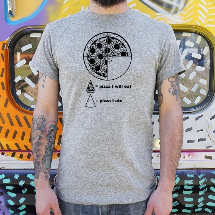 Pizza Pie Chart - 6DollarShirts