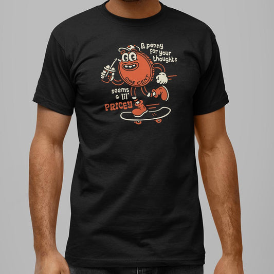 Pricey Penny - Retro Cartoon Penny Skateboarding