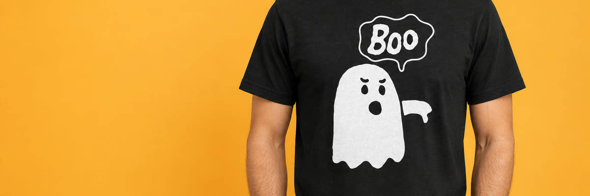 Tee Time deal of the day: Boo Ghost Giving a Thumbs Down — $6