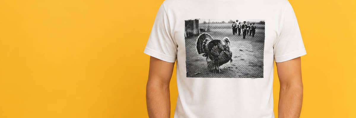 Tee Time deal of the day: The Saxophones Are Getting Louder Funny Thanksgiving Turkey Tee — $6
