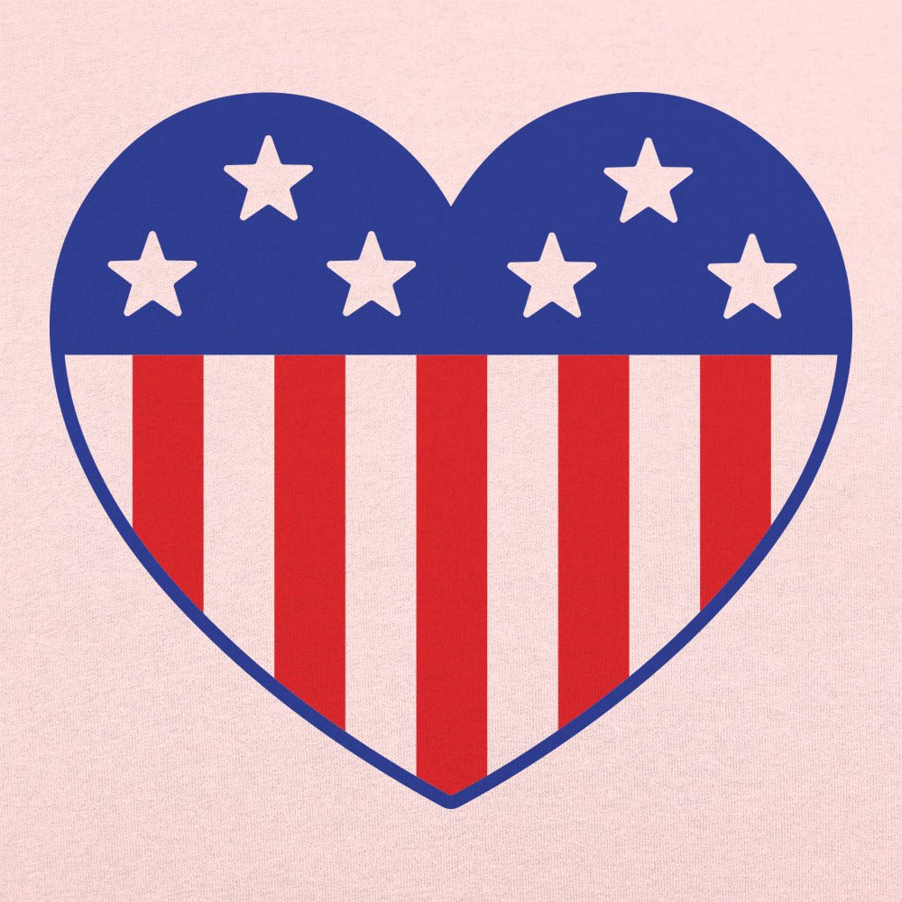 US Flag Heart - 6DollarShirts