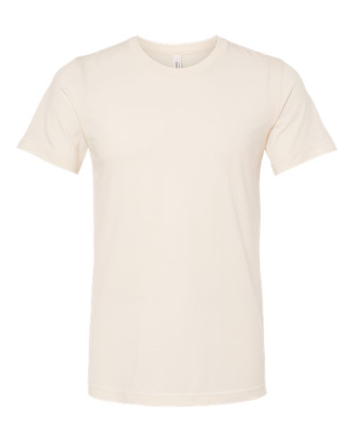 BELLA + CANVAS CVC Jersey Tee - Heather Natural Front