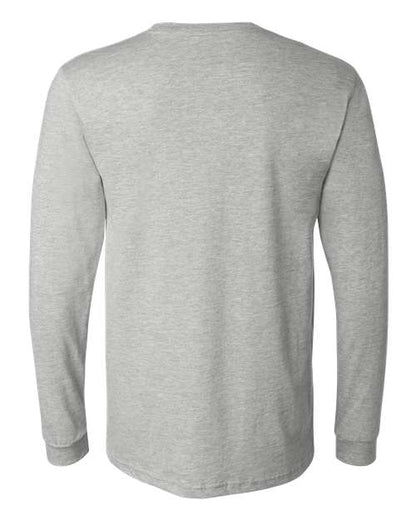 BELLA + CANVAS Heather CVC Long Sleeve Tee - Back
