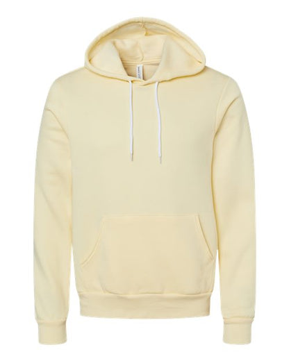 BELLA + CANVAS Unisex Sponge Fleece Hoodie Sweatshirt - French Vanilla Front