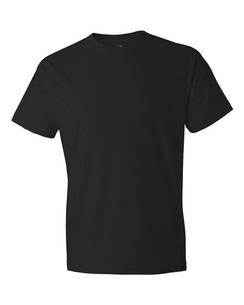 Unisex Softstyle® Lightweight T-Shirt - Black Front