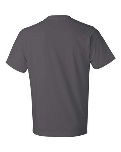Unisex Softstyle® Lightweight T-Shirt - Charcoal Back