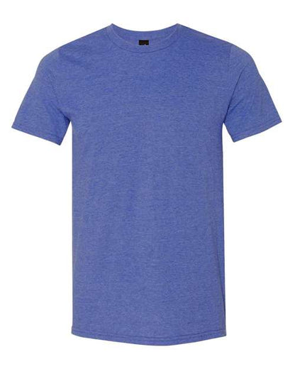 Unisex Softstyle® Lightweight T-Shirt - Heather Blue Front