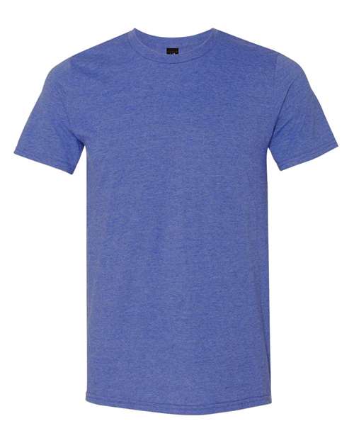 Unisex Softstyle® Lightweight T-Shirt - Heather Blue Front