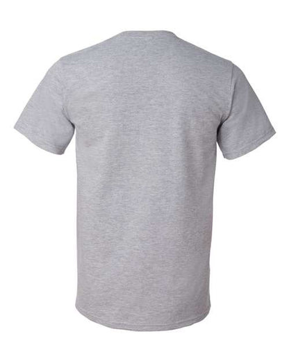 Unisex Softstyle® Lightweight T-Shirt - Heather Grey Back