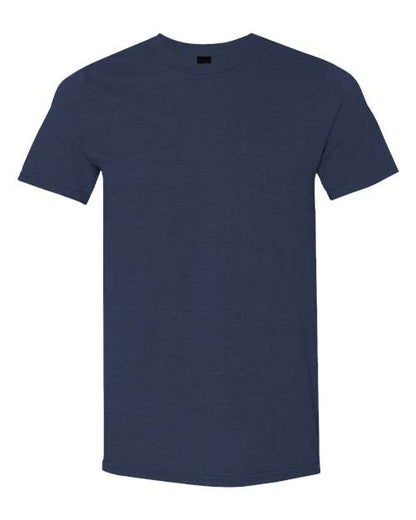 Unisex Softstyle® Lightweight T-Shirt - Heather Navy Front