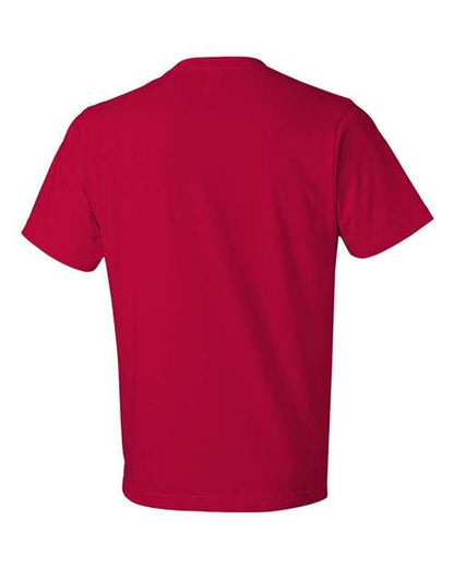 Unisex Softstyle® Lightweight T-Shirt - True Red Back