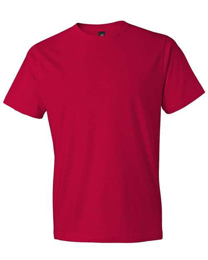 Unisex Softstyle® Lightweight T-Shirt - True Red Front