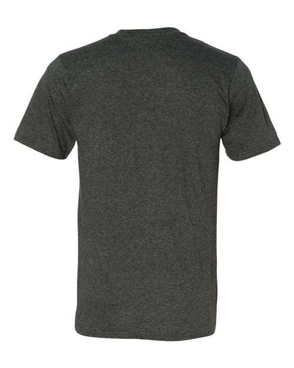 Unisex Softstyle® Lightweight T-Shirt - Heather Dark Grey Back