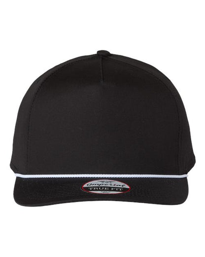 Imperial The Barnes Cap - Black/ White Front