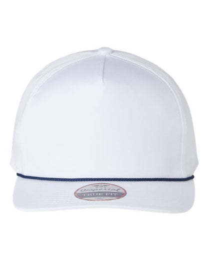 Imperial The Barnes Cap - White/ Navy Front