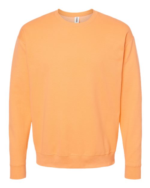 Tultex Unisex Fleece Crewneck Sweatshirt - Cantaloupe Front