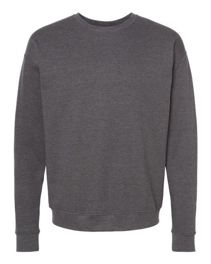 Tultex Unisex Fleece Crewneck Sweatshirt - Heather Charcoal Front