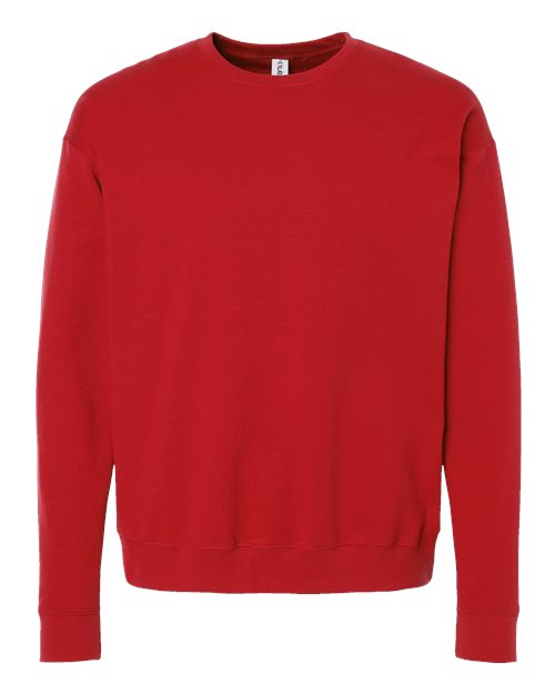 Tultex Unisex Fleece Crewneck Sweatshirt - Red Front