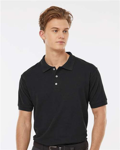 Tultex Men's 50/50 Sport Pique Polo - Model Front
