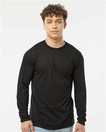 Tultex Unisex Poly-Rich Long Sleeve T-Shirt - Model Front