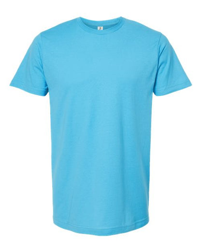Tultex Unisex Fine Jersey T-Shirt - Aqua Front