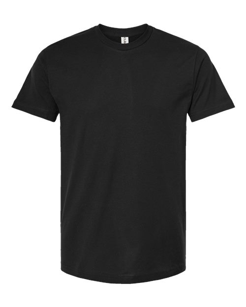 Tultex Unisex Fine Jersey T-Shirt - Black Front