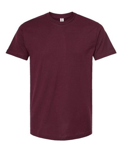 Tultex Unisex Fine Jersey T-Shirt - Burgundy Front