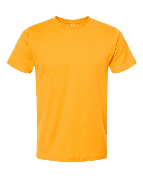 Tultex Unisex Fine Jersey T-Shirt - Gold Front