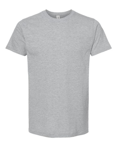 Tultex Unisex Fine Jersey T-Shirt - Heather Grey Front