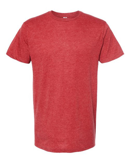 Tultex Unisex Fine Jersey T-Shirt - Heather Red Front