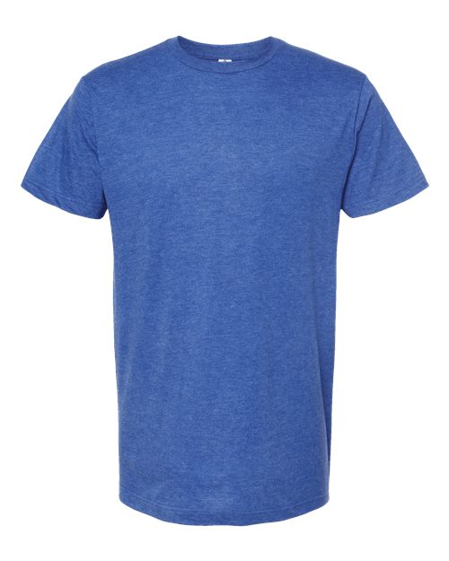 Tultex Unisex Fine Jersey T-Shirt - Heather Royal Front