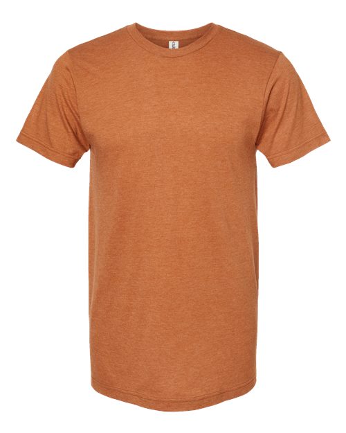 Tultex Unisex Fine Jersey T-Shirt - Heather Rust Front