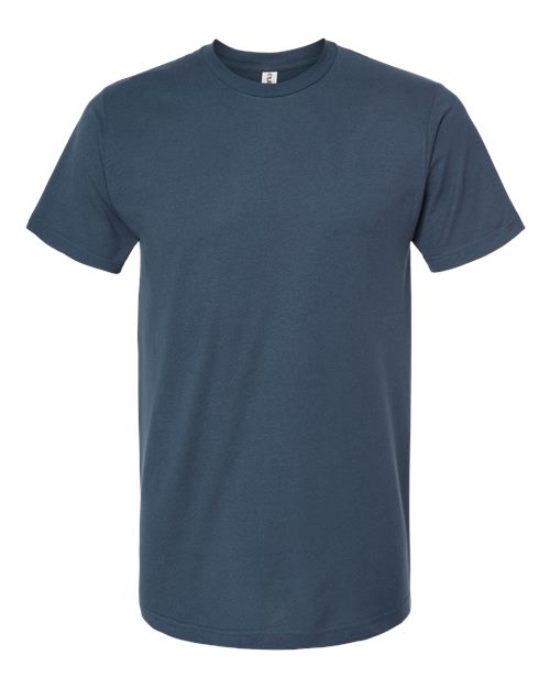 Tultex Unisex Fine Jersey T-Shirt - Indigo Front