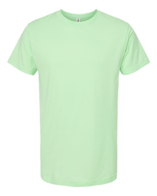 Tultex Unisex Fine Jersey T-Shirt - Neo Mint Front