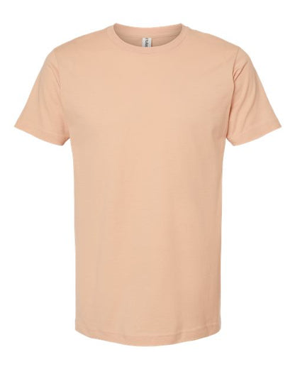 Tultex Unisex Fine Jersey T-Shirt - Peach Front