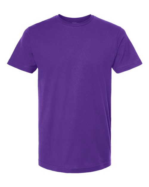 Tultex Unisex Fine Jersey T-Shirt - Purple Front