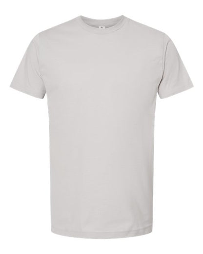 Tultex Unisex Fine Jersey T-Shirt - Silver Front
