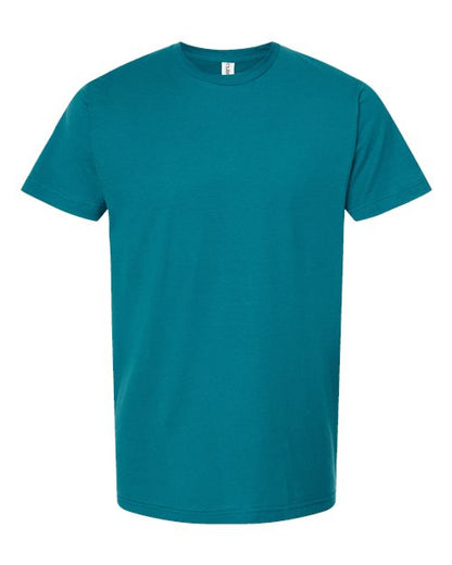 Tultex Unisex Fine Jersey T-Shirt - Teal Front