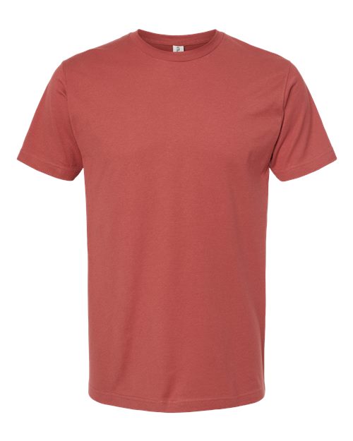 Tultex Unisex Fine Jersey T-Shirt - Terracotta Front