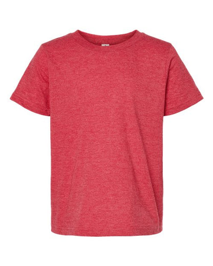 Tultex Youth Fine Jersey T-Shirt - Heather Red Front