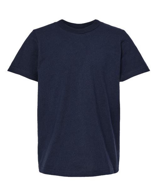 Tultex Youth Fine Jersey T-Shirt - Navy Front