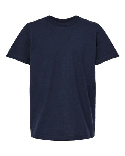 Tultex Youth Fine Jersey T-Shirt - Navy Front