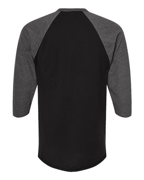 Tultex Unisex Fine Jersey Raglan T-Shirt - Back
